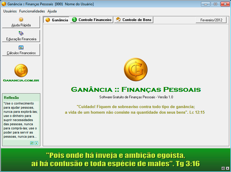 Ganância Finanças Pessoais screenshot baixesoft 2