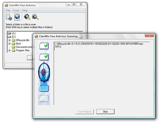 ClamWin Free Antivirus screenshot