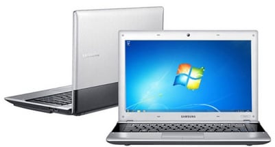 Samsung NP RV415 Windows 7 e XP logo