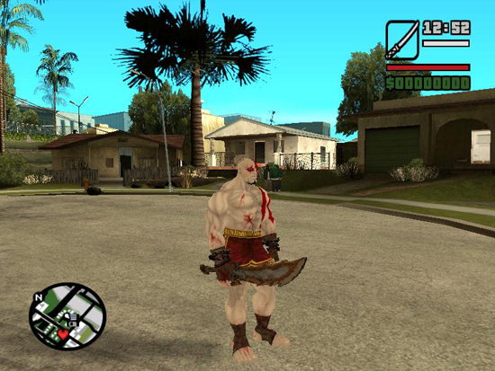 kratos gta san andreas