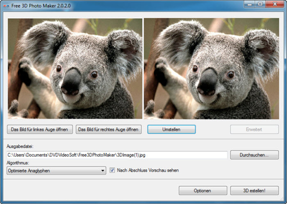 captura de tela Free 3D Photo Maker