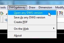 DWG Gateway screenshot