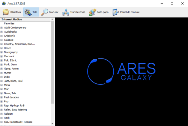 Ares Galaxy captura de tela 2 baixesoft