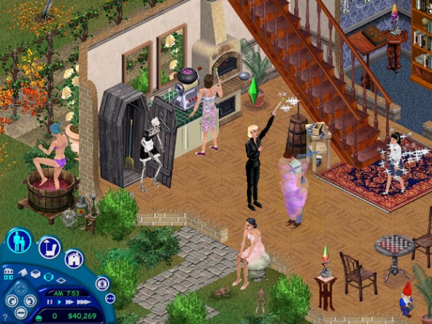 Captura de tela do The Sims 1