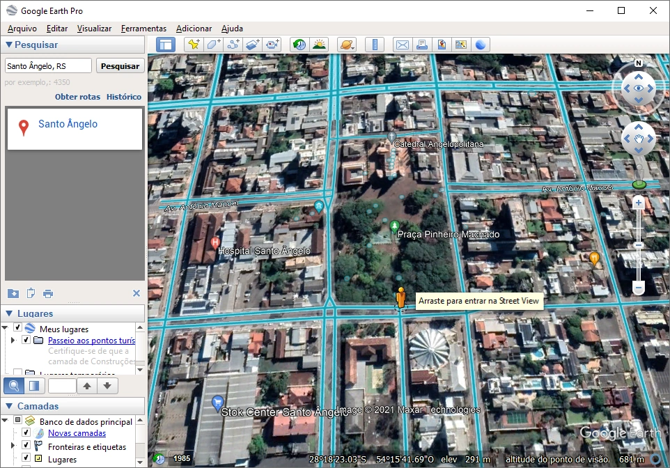 Google Earth Pro captura de tela 4