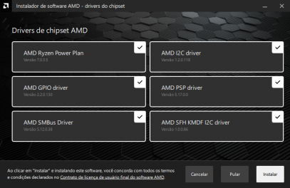 Instalador de Drivers e Software AMD para Windows Download