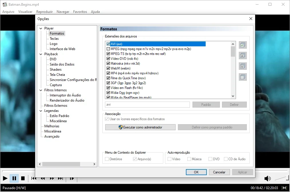 Media Player Classic Home Cinema captura de tela 05