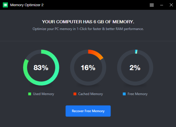 Memory Optimizer captura de tela 2