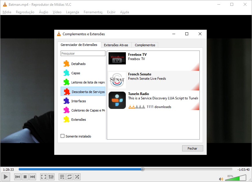 VLC Media Player captura de tela 10