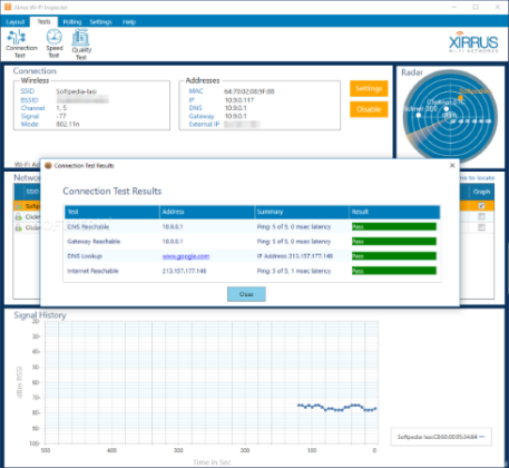 Xirrus Wi-Fi Inspector captura de tela 1