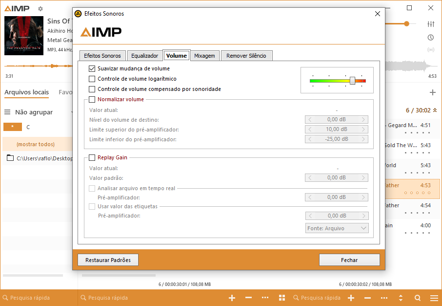 AIMP captura de tela 3