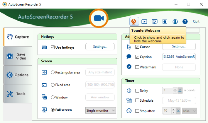 AutoScreenRecorder captura de tela 2 baixesoft