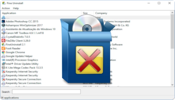 FineUninstall banner baixesoft