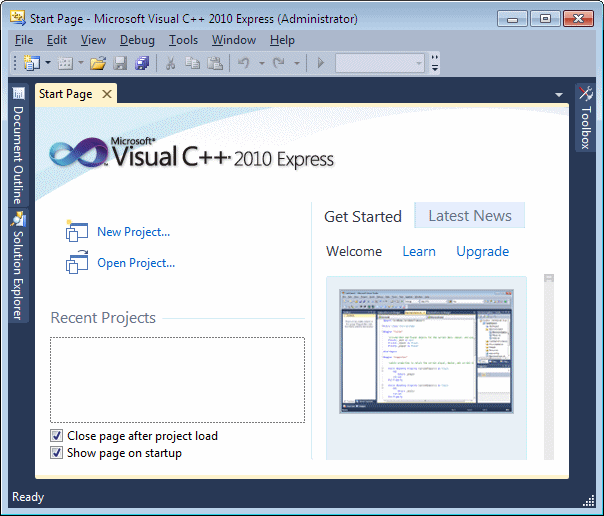 Microsoft Visual C++ 2010 Express Download