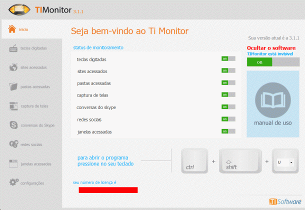 Ti Monitor captura de tela 1