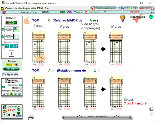 Curso de Violao ETM captura de tela 1 baixesoft