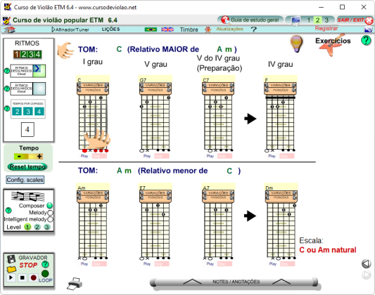 Curso de Violao ETM captura de tela 2 baixesoft