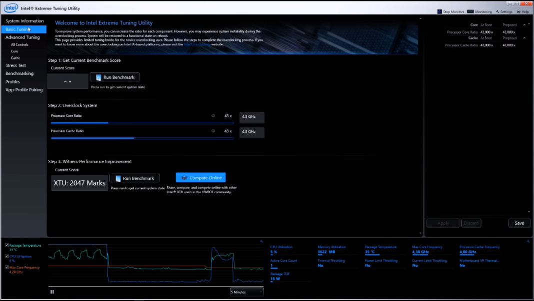 Intel Extreme Tuning Utility para Windows Download