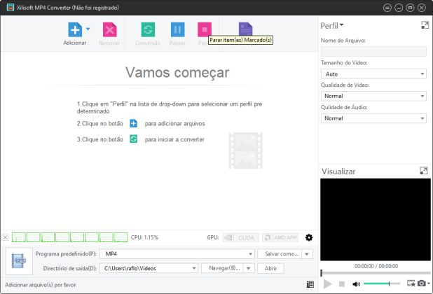 Xilisoft MP4 Converter captura de tela 2 baixesoft