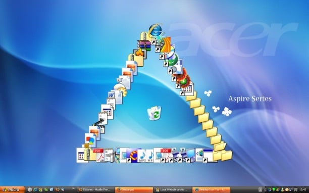 desktop icon toy captura de tela