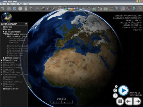 NASA World Wind screenshot baixesoft