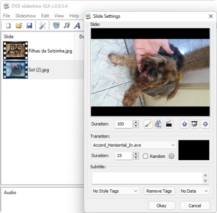 DVD Slideshow GUI captura de tela 3