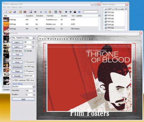 DVD Slideshow GUI captura de tela 5