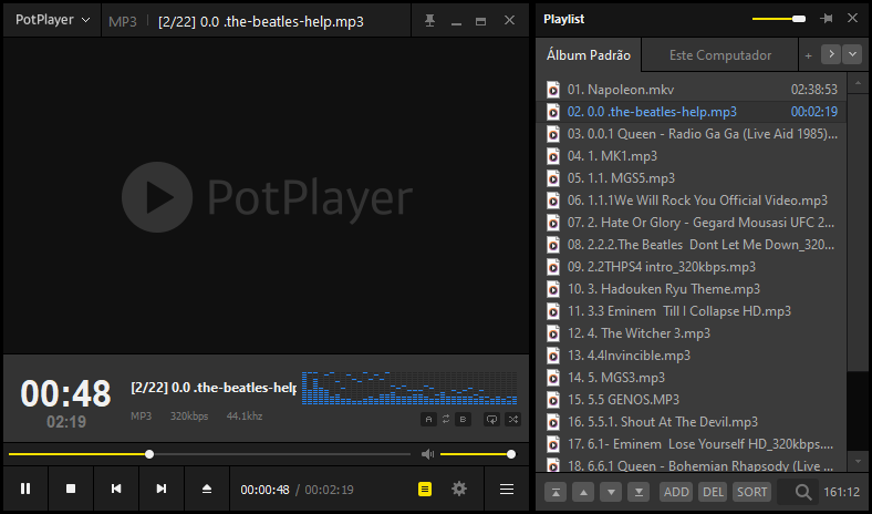 Pot Player captura de tela demo 2