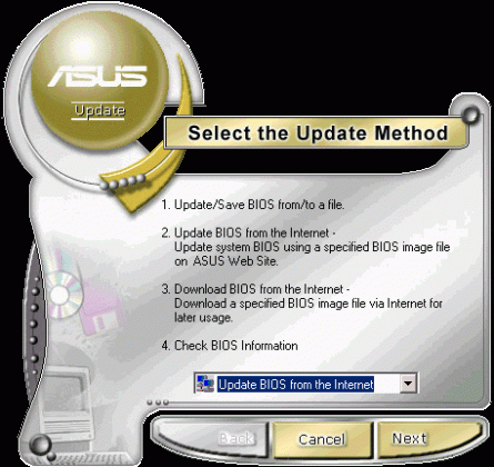 ASUS Update Utility screenshot baixesoft
