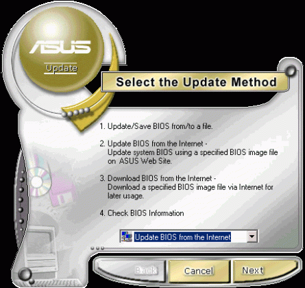 ASUS Update Utility screenshot baixesoft