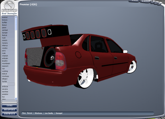GGMM: GTA Garage Mod Manager captura de tela 1