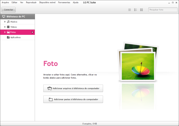 LG PC Suite captura de tela 3 baixesoft