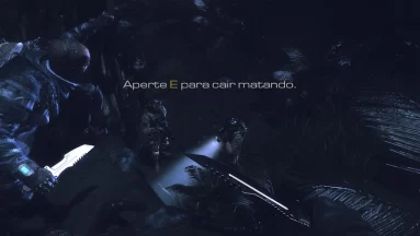 Captura de tela do jogo Call of Duty: Ghosts traduzido.