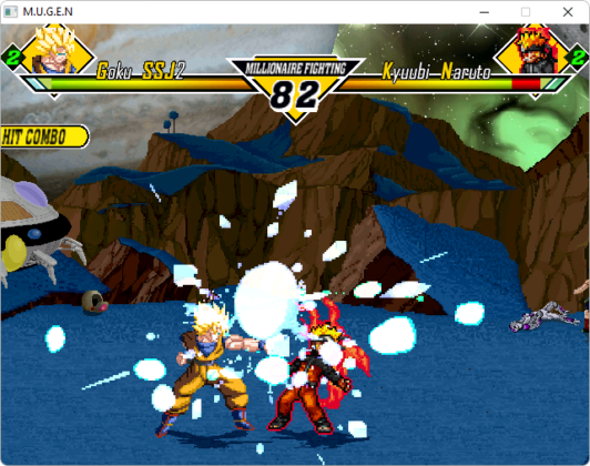 Dragon Ball Z vs Naruto MUGEN captura de tela 4 baixesoft