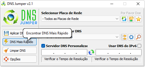 DNS Jumper captura de tela 3