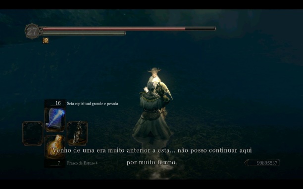 captura de tela do dark souls 1 traduzido