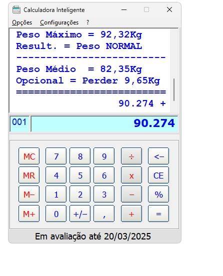Calculadora inteligente demo