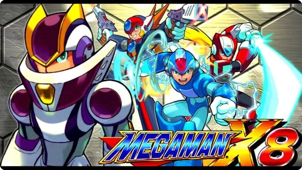 mega man x8 banner baixesoft