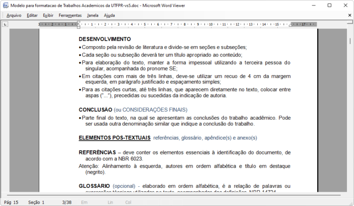 Microsoft Word Viewer captura de tela 1 baixesoft