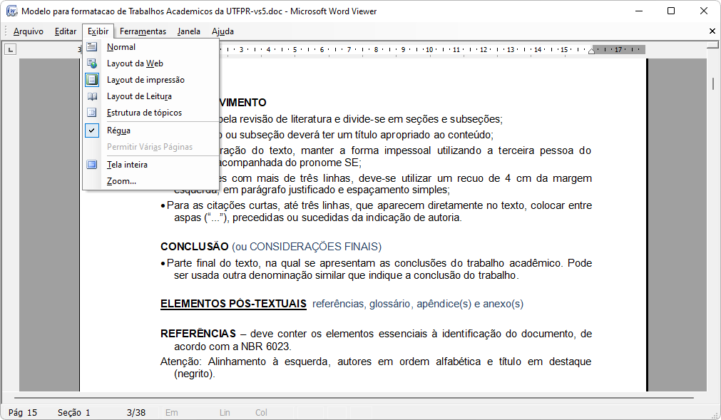 Microsoft Word Viewer captura de tela 6 baixesoft