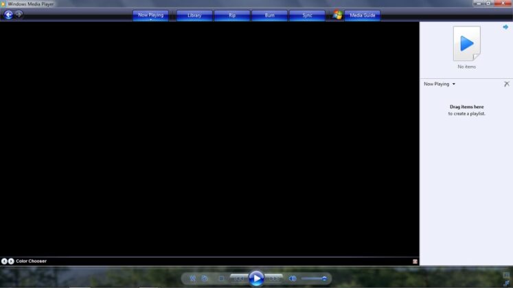 Windows Media Player 11 captura de tela 2