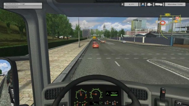 captura de tela do Euro Truck Simulator 1