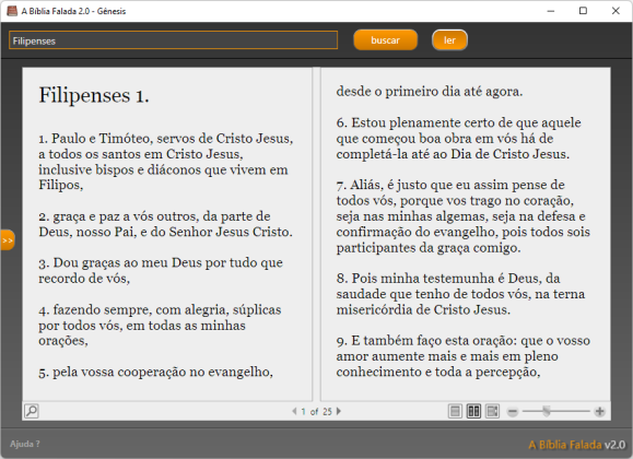 A Biblia Falada captura de tela 3 baixesoft