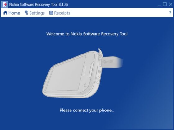 Nokia Software Recovery Tool captura de tela 2