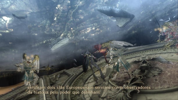 Captura de tela do jogo Bayonetta