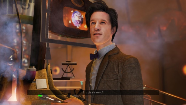 Doctor Who The Eternity Clock captura de tela traduzido