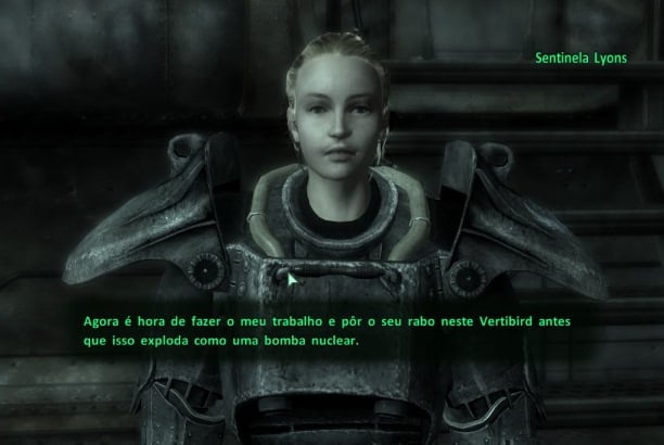 Fallout 3 Broken Steel captura de tela traduzido