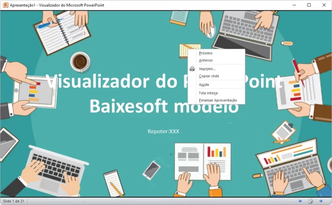 Microsoft PowerPoint Viewer 2010 captura de tela 2 baixesoft