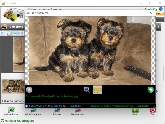 Fotosizer captura de tela 4 baixesoft