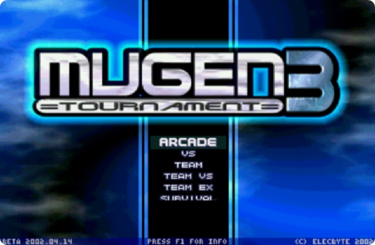 MUGEN Tournament 3 banner baixesoft